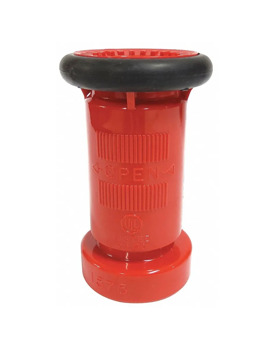 ELKHART BRASS 1.5" Nozzle Plastic with Rubber, Red - 1575