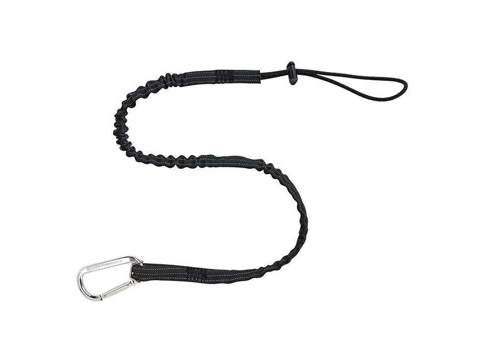 Ergodyne Squids 3100EXT Tool Lanyard met enkele karabijnhaak en verstelbaar lusuiteinde, verlengde lengte, limoen