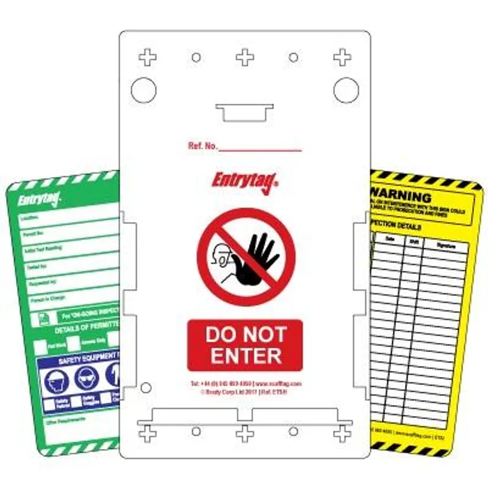 Pac Tag Entry Confined Space Entry Tag