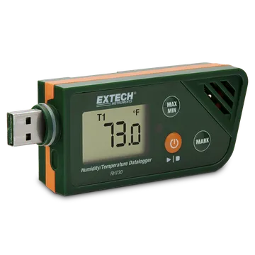 EXTECH RHT30 USB Humidity and Temperature Datalogger for safety monitoring
