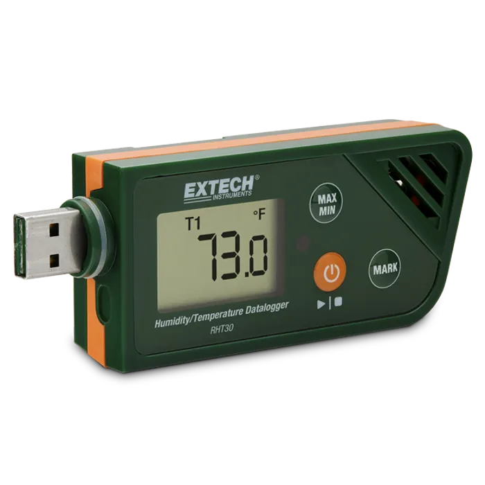Data Logger Extech Rht EXTECH RHT30 Datalogger - USB Humidity & Temp Monitor