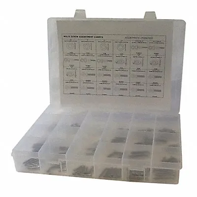 FASTERER TOSSORT PHILLIPS/SLOTTED 1180pcs