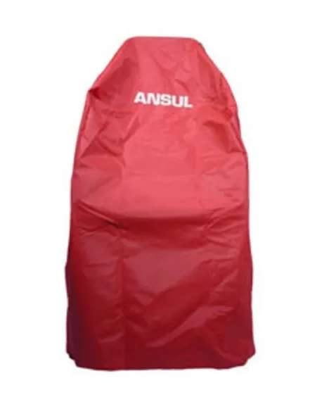 FHC Cover for Wheeled Fire Extinguisher, Up to 150 lbs., D Rubber Wheels, Red - FEC-W150D-FHC