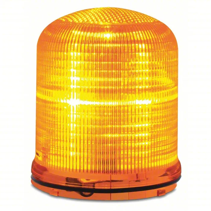 FEDERAL SIGNAL Beacon Warning Light, Amber LED - SLM200A