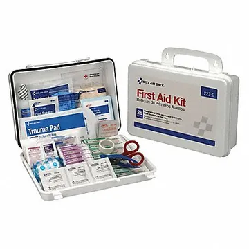 First Aid Kit Bulk White 25 People