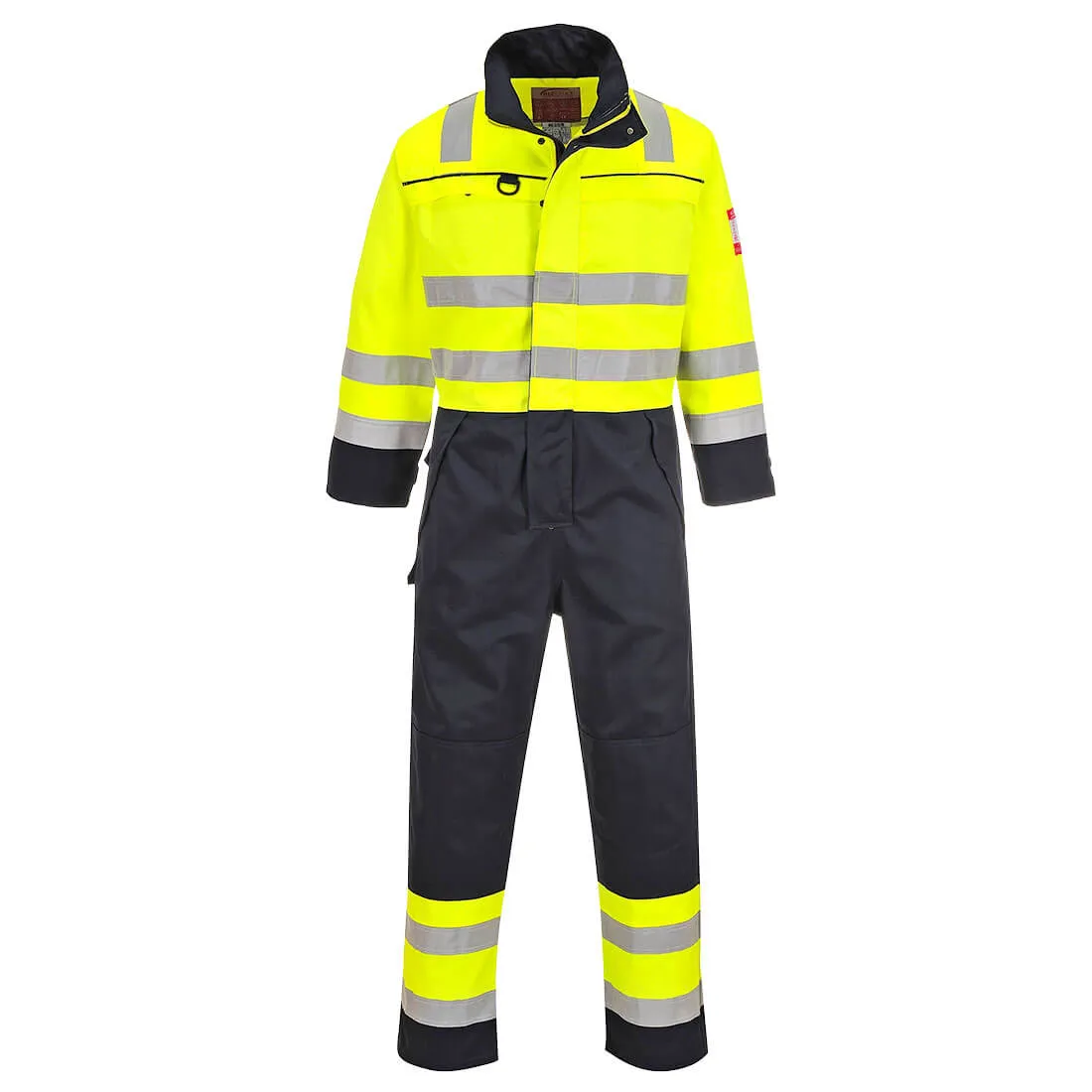 Portwest Bizflame Work Hi-Vis Multi-Norm Contrast FR Coverall - FR60 