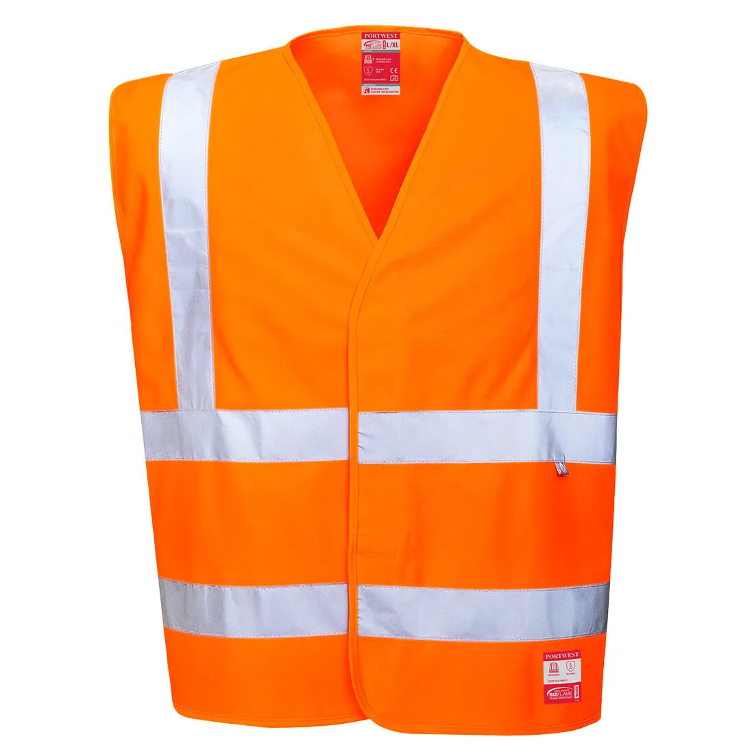 FR71 Bizflame Hi-Vis FR Vest – Lightweight Flame Resistant Safety Vest