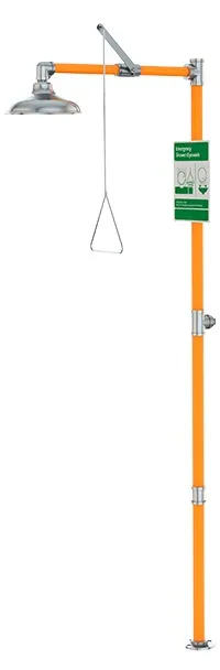 Emergency Shower, Free Standing, Stainless Steel Construction