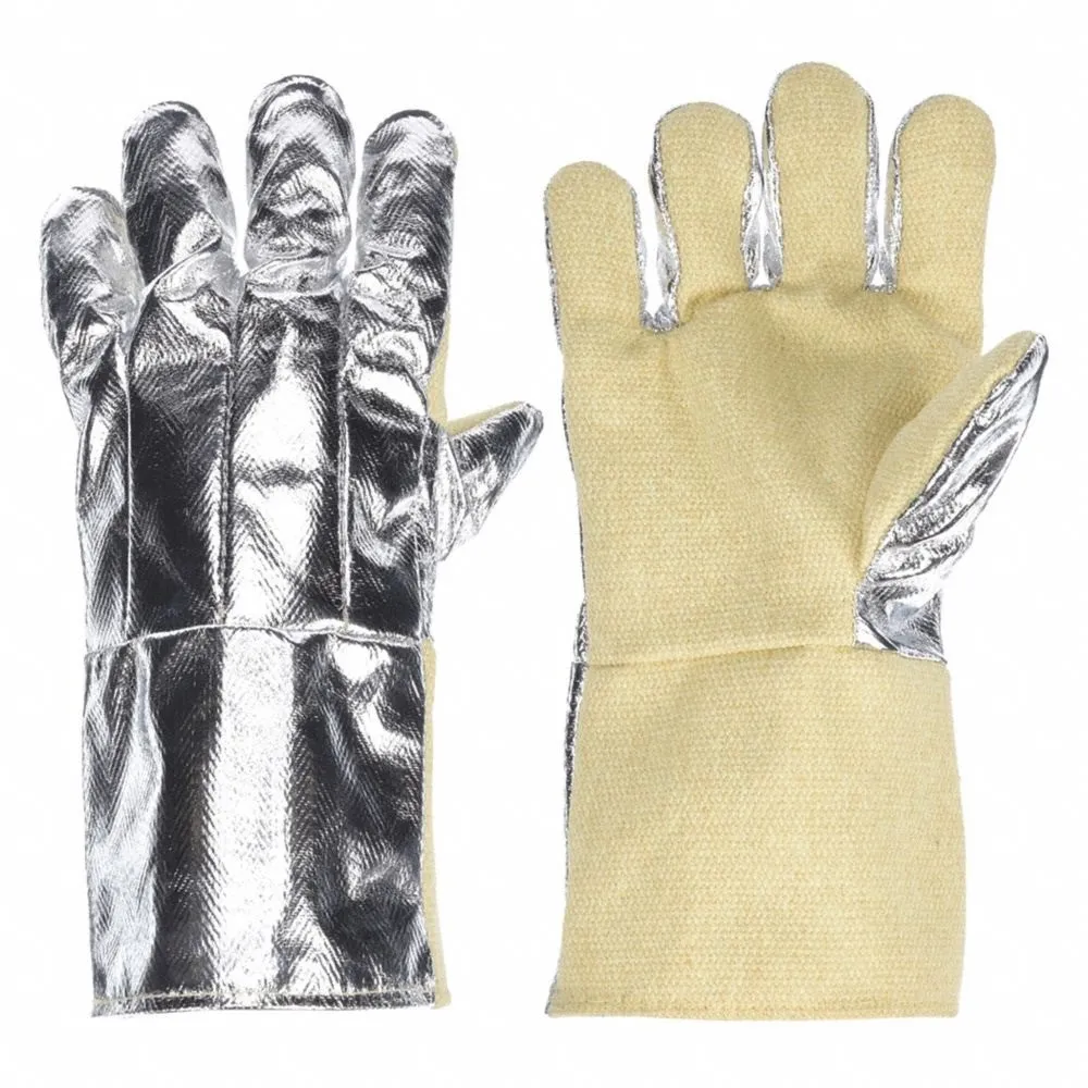 NSA Aluminized Rayon-Backed Gloves, Abrasion-Resistant G51MLLW14002