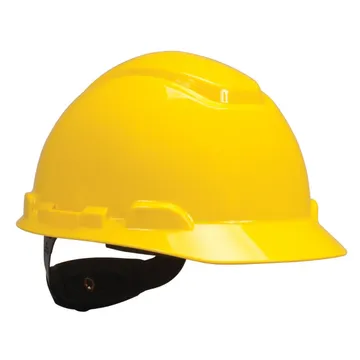 3M™ Hard Hat H-702R، نظام تعليق بسقاطة أصفر ذو 4 نقاط