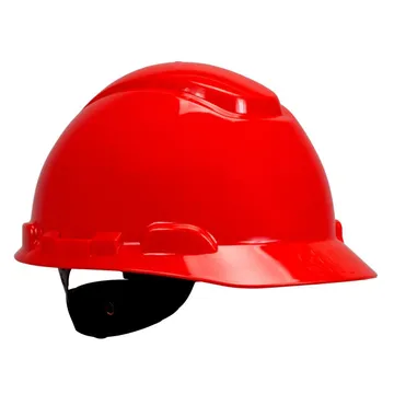 3M™ Hard Hat, Red 4-Point Ratchet Suspension H-705R