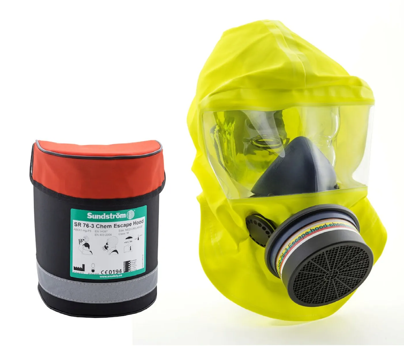 SUNDSTROM SR76-3 ABEK1-Hg-P3, Escape Hood 