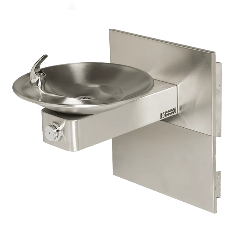Haws 1001MS ADA vandal-resistant stainless steel drinking fountain with mounting system