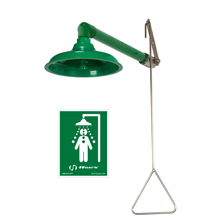 Haws 8130 AXION MSR corrosion resistant emergency drench shower