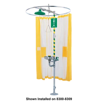 HAWS 9037 Tyvek Yellow Curtain for emergency showers