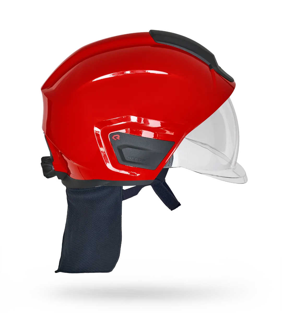 ROSENBAUER HEROS 30, Firefighting Helmet with Neck Protector and Face shield - RB-157500 Series