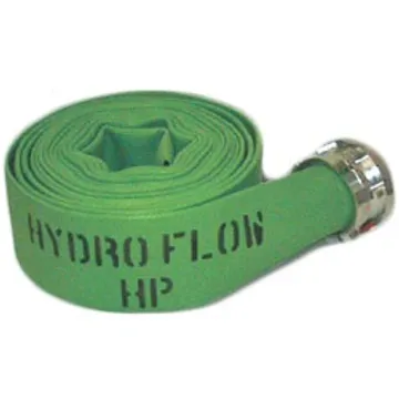 FIREQUIP Fire Hose, SDH, Rubber, Hydro Flow 1.5x50 NST, Green -  HF15GB