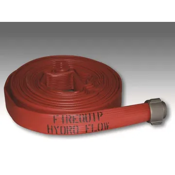 CFIREQUIP Fire Hse, Rubber, Hydro Flow, Red, 1.5 x 75 NST-HF17RC