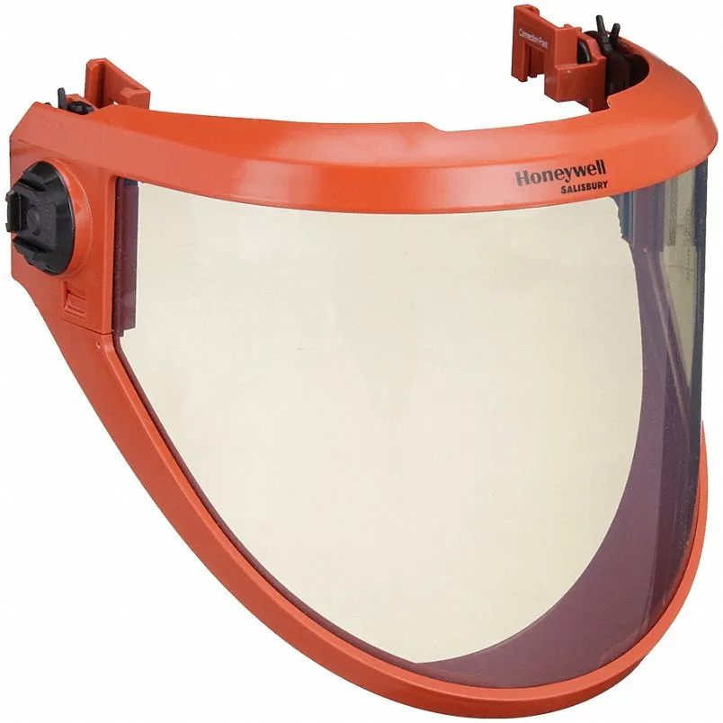Honeywell Salisbury AS1000-SPL face shield with front brim hard hat, 10.8 cal/cm² ATPV, PPE CAT 2