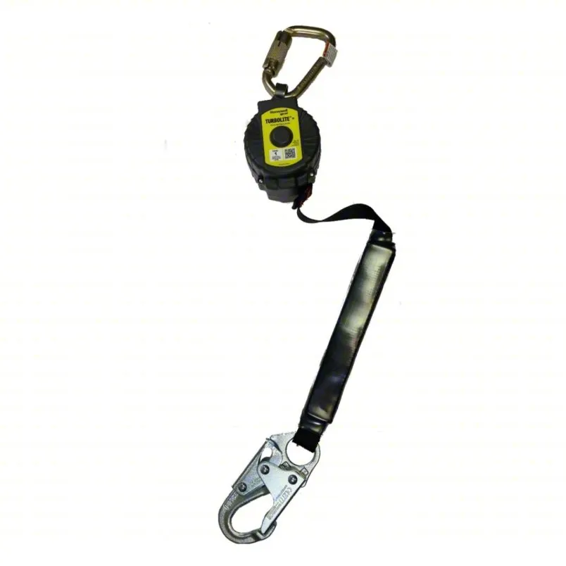 HONEYWELL Self-Retracting Fall Limiter MTL-OHW1-01-11FT with 11 ft polyester lifeline and stainless steel snap hook anchor