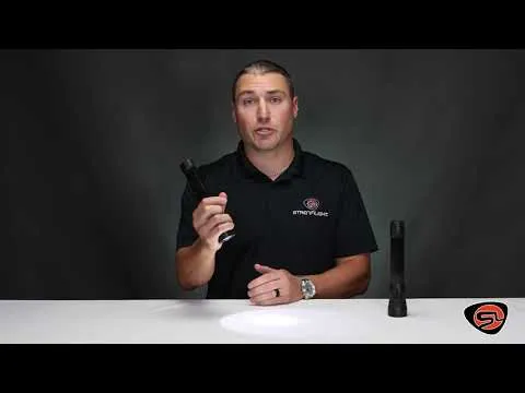 streamlight polystinger led haz lo flashlight 3AA ProPolymer HAZ-LO The moonlight mode of 1.3 lumens can run up to 20 days. Streamlight PolyStinger DS LED with
