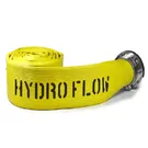 FIREQUIP Fire Hose, Hydro Flow, Rubber Lined ,Yellow,  5" x 50 STZ - HS50YB