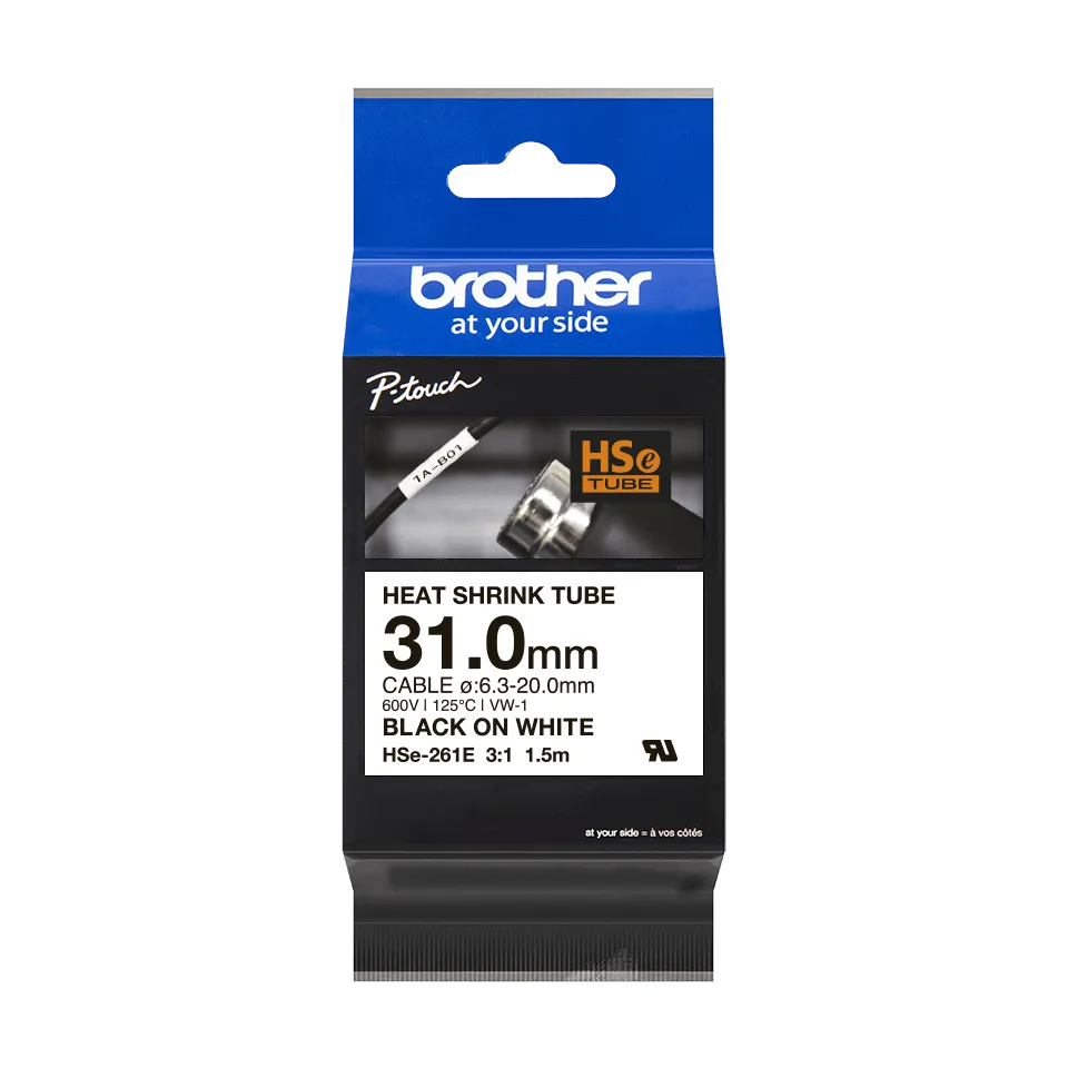 Brother Genuine Heat Shrink Tube - HSE-261E