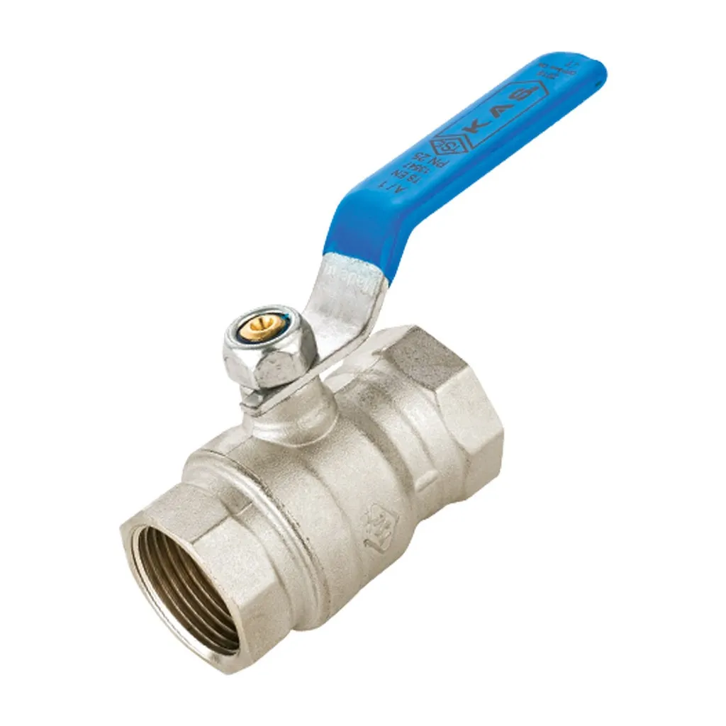 1/2 بوصة BSP النحاس النحاس صمام صغير مطلي بالكروم مع مقبض تي شيرت - (FS17415-0) - Hughes - HVL25090