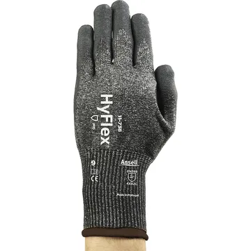 Ansell HyFlex® 11-738 Tough Protection with Targeted Reinforcement Cut Resistance gloves, Level 5