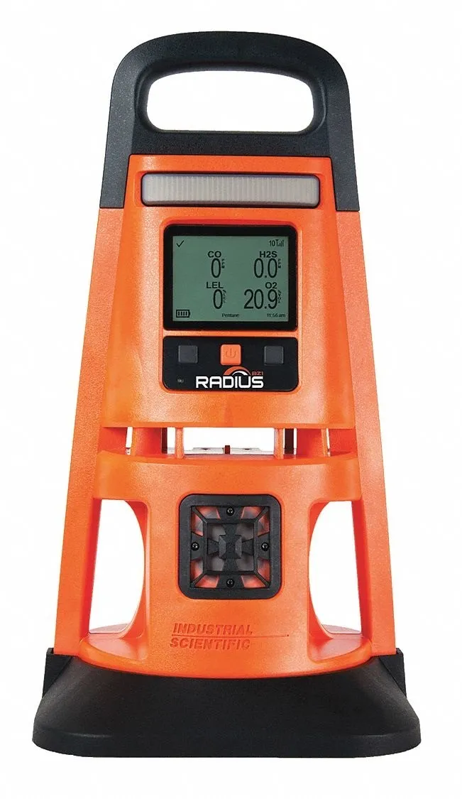 ISC Radius BZ1 Area Monitor LEL(M) CO H2S O2 No-Pump Wireless UL/CSA