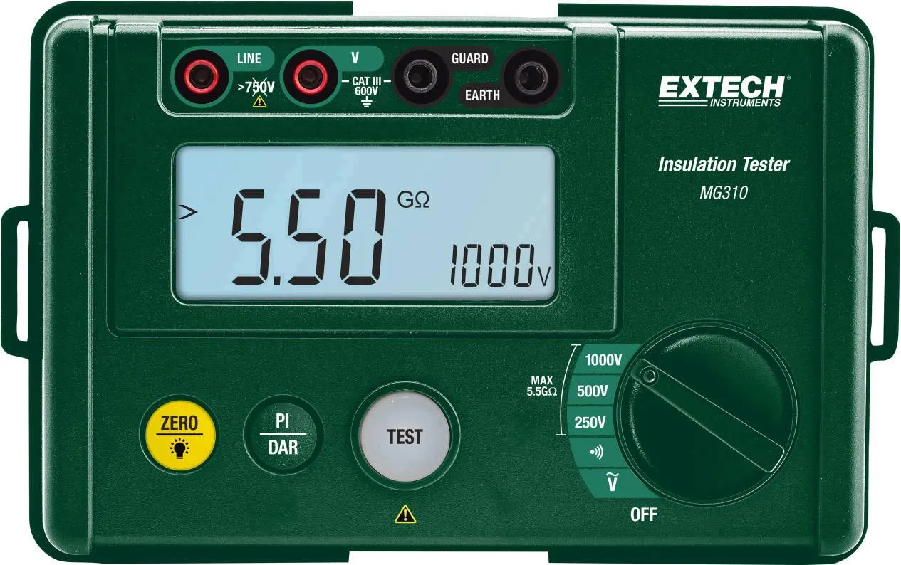 EXTECH Compact Digital Insulation Tester - MG310