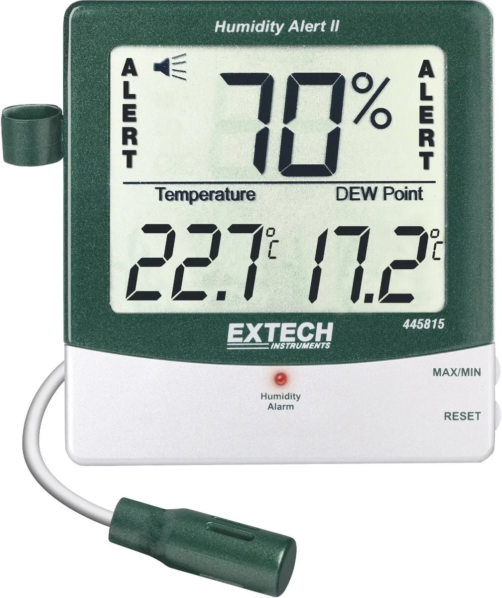  EXTECH Hygro-Thermometer Humidity Alert with Dew Point - 445815
