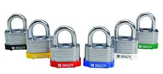 Laminated Steel Padlocks - Key retaining