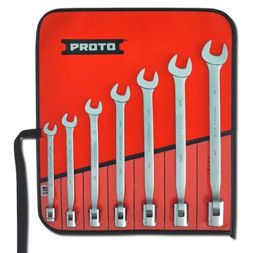 PROTO 7 Piece Flex-Head Wrench Set, 12 Point - J1270A