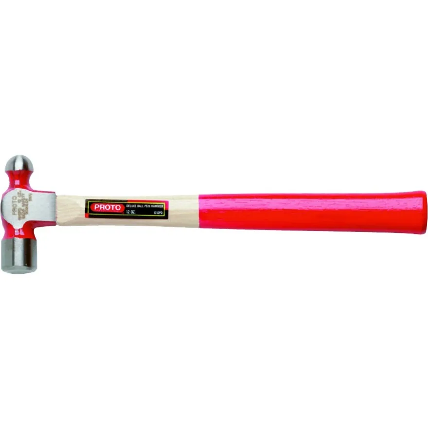 PROTO 16 oz. Ball Pein Hammer, Industrial Wood Handle - J1316PD