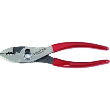 PROTO Combination Slip-Joint Pliers with Grip, 8-1/16" - J278G