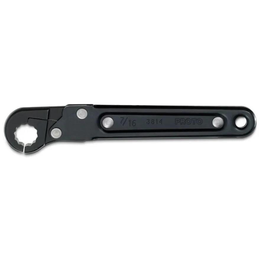 PROTO Ratcheting Flare -Nut Wrench 1/2 "، 12 نقطة - J3816
