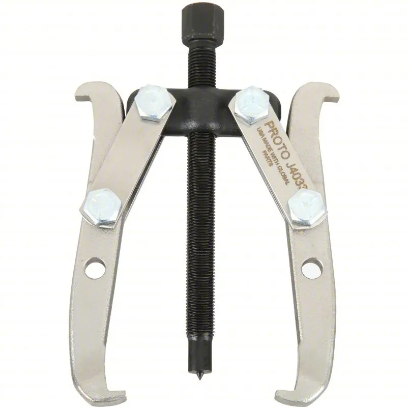 PROTO Jaw Puller: 4 in Jaw Spread, 3 1/4 in Jaw Reach, 0.25 Jaw Thick, 2 Ton Pulling Capacity, 4 in - J4033