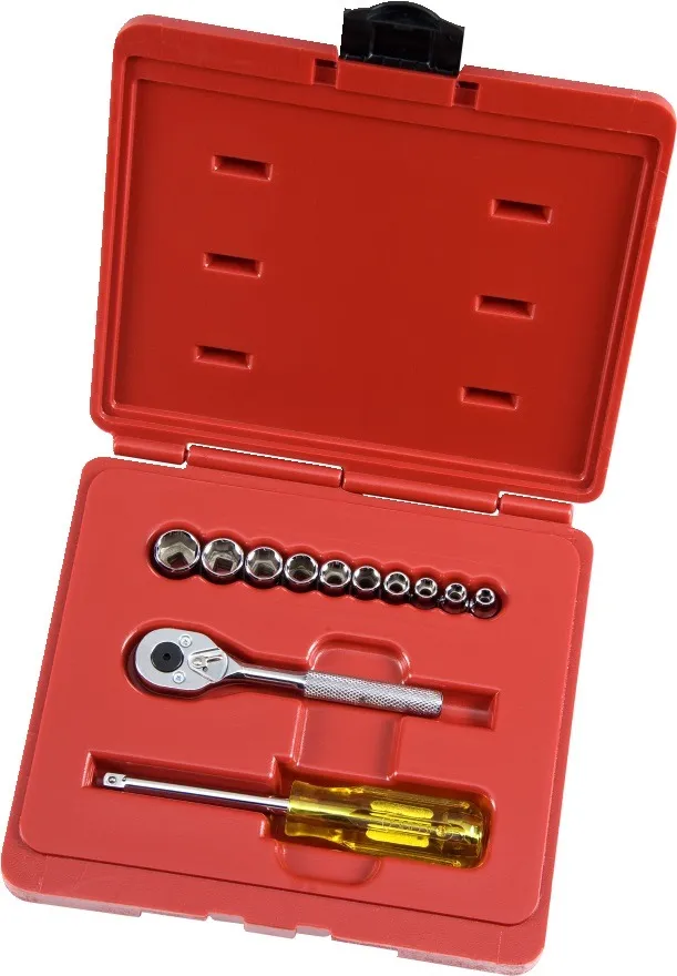 PROTO 1/4" Drive 12 Piece Combination Socket Set, 6 Point - J47108