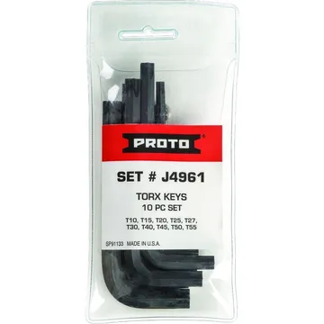 PROTO 10 Piece Torx® Key Set - J4961