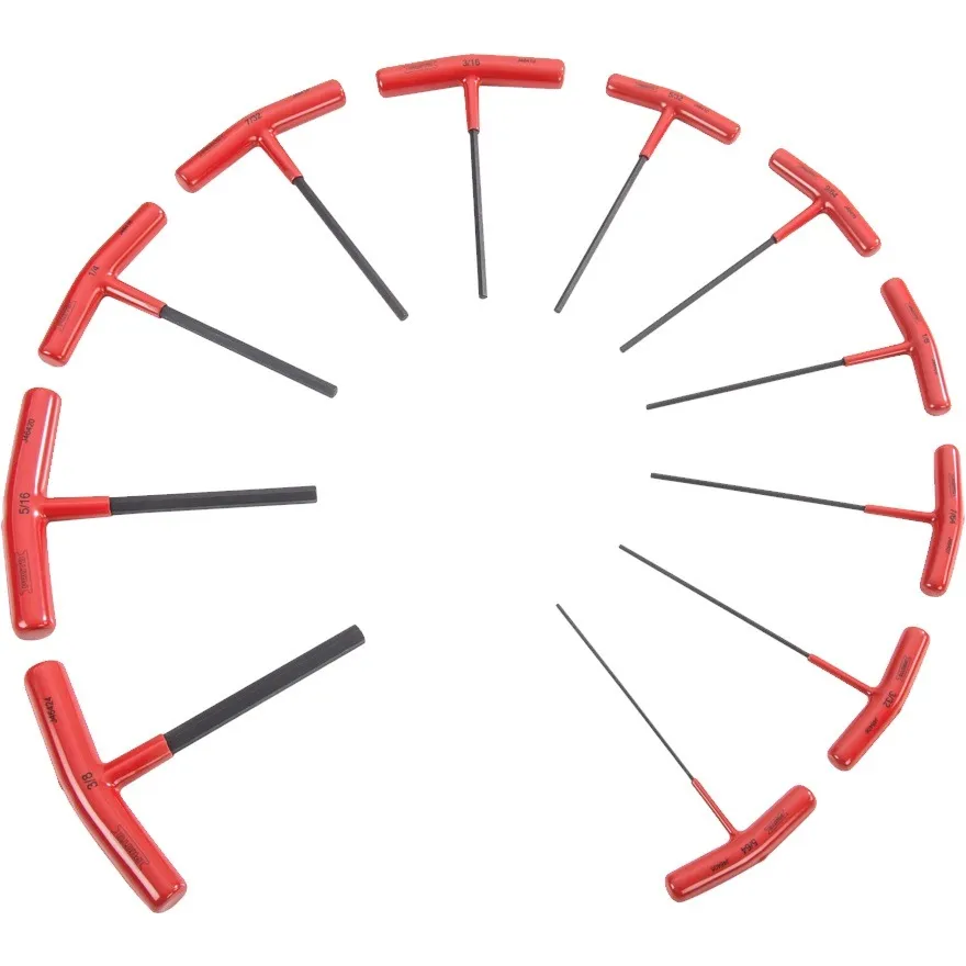 PROTO 11 Piece T-Handle Hex Key Set - J4968