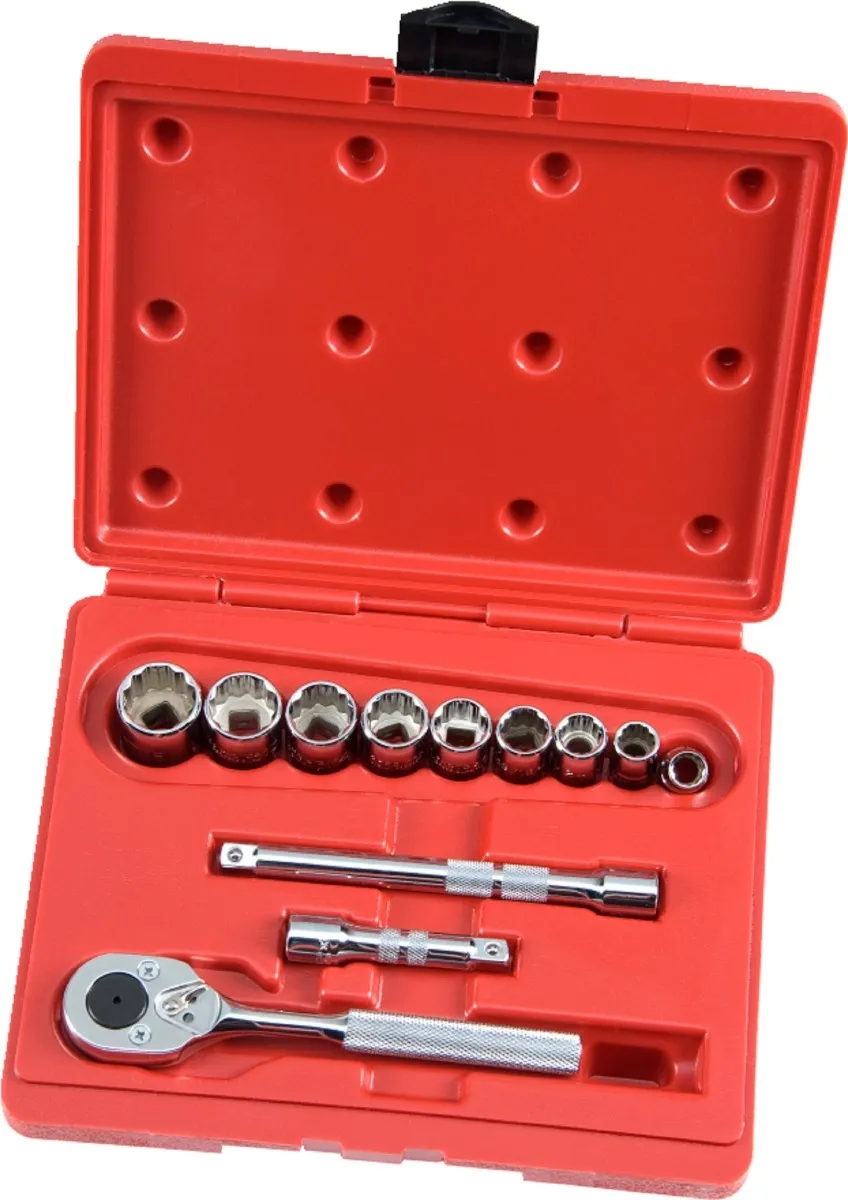 PROTO 3/8" Drive 12 Piece Socket Set, 12 Point - J52130