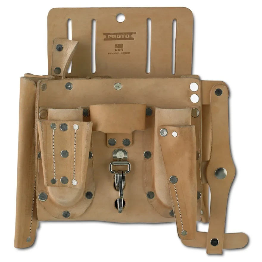 PROTO 14-Pocket Leather Extra Capacity Electrician’s Tool Pouch - J95030