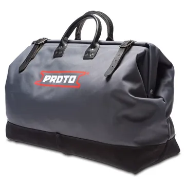 PROTO Professional Extra Heavy-Duty Leather Reinforced Tool Bag, 24" - J95322
