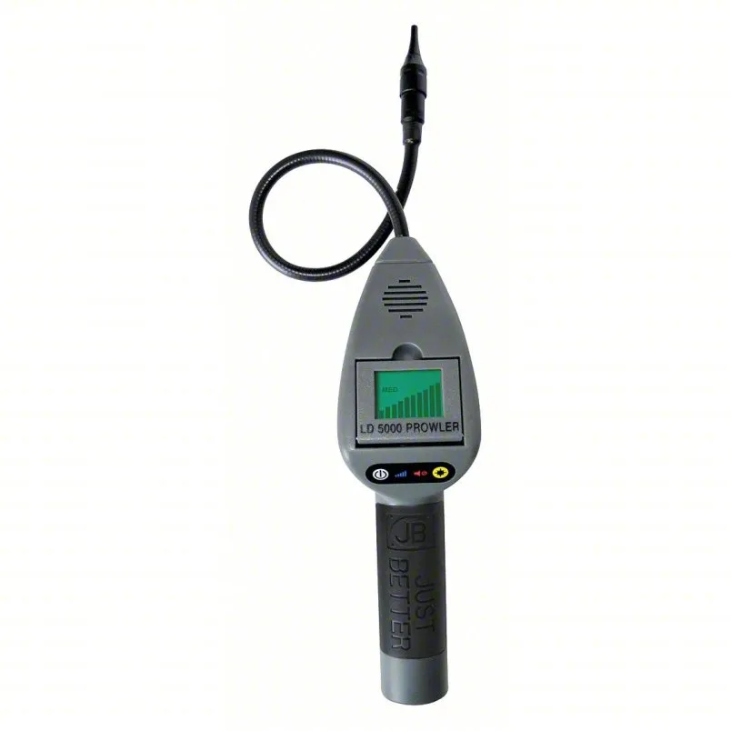 JB Industries LD-5000 Refrigerant Leak Detector with heated diode sensor and 0.05 oz/yr sensitivity