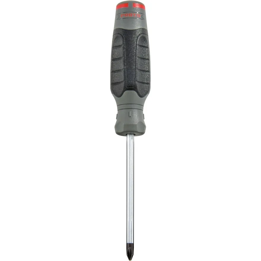 PROTO Duratek™ Phillips Round Bar Screwdriver, # 2 x 4" - JP0204R