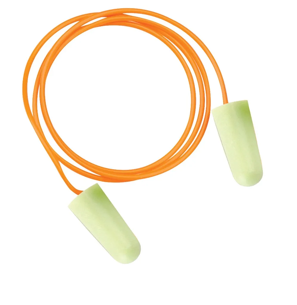 JSP Corded PU Foam Soundstopper Ear Plugs &ndash; AEE090-060-200