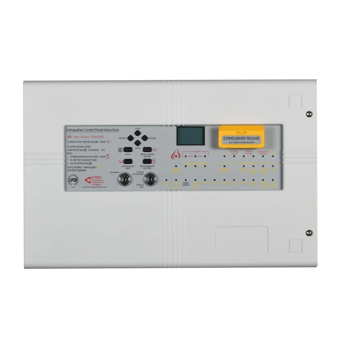 Justrite Automatic Extinguisher Panel Control FPC (JCBSFPC000) – Fire detection and suppression control system
