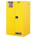 Sure-Grip® EX Flammable Safety Cabinet, 90 gallon, 2 manual-close doors, Yellow - 8990001