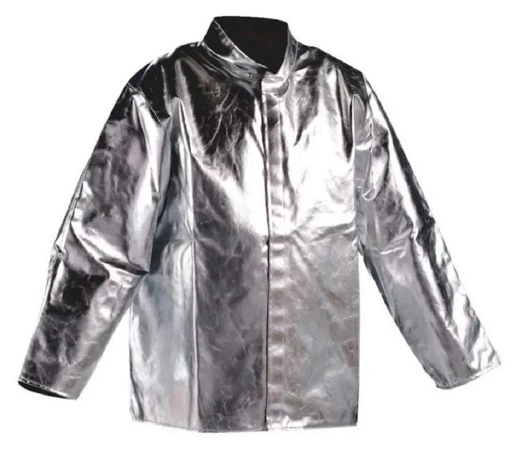 JUTEC Heat Protection Jacket, Made of Preox-Aramid Fabric (KA-1), Aluminized - HSJ080KA-1